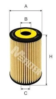 Фильтр масляный (фильтр-патрон) M-FILTER TE649