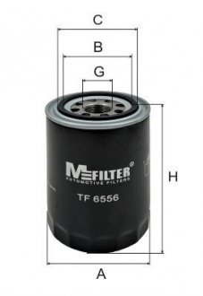 Фільтр масляний Almera/Pathfinder/Primera 96-02 M-FILTER TF 6556