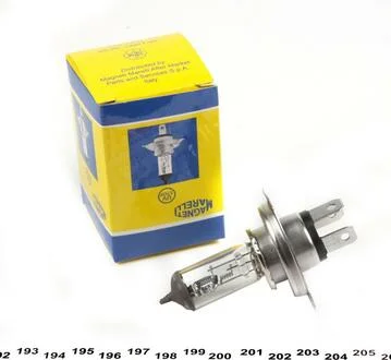 Лампа H4 24V 75/70W P43t (кор.код. H4 24) MAGNETI MARELLI 002156100000