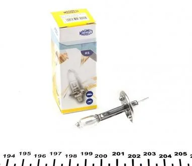 Лампа накала H1 12V 55W P14,5s STANDART MAGNETI MARELLI 002551100000
