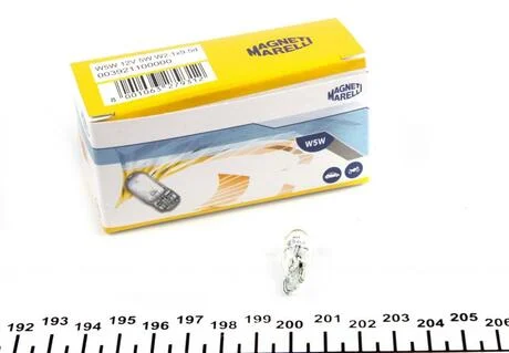 Лампа накаливания фонарь освещения номерного знак MAGNETI MARELLI 003921100000