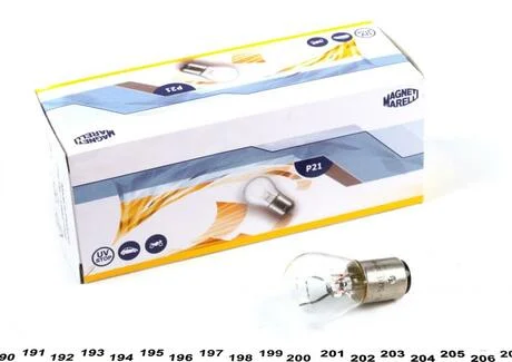 Лампа накаливания P21/5W 12V BAY15d MAGNETI MARELLI 008528100000