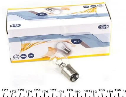 Лампа стоп/габарит P21/4W 12V MAGNETI MARELLI 008529100000