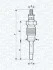 MAGNETI MARELLI Свеча накала Renault Clio,Megane 1.9D 062900016304