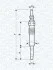Свеча накала AUDI FORD SEAT SKODARENAULT, VOLVO VW MAGNETI MARELLI 062900071304 (фото 1)