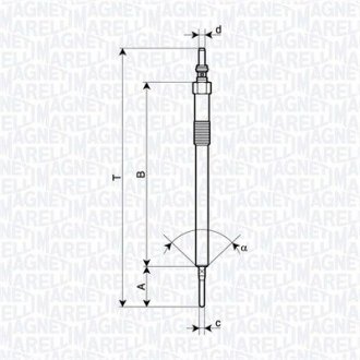 Glow Plug MAGNETI MARELLI 062900137304 (фото 1)