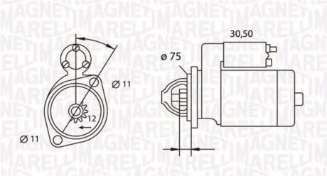 Автозапчасть MAGNETI MARELLI 063523627010