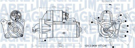 Автозапчасть MAGNETI MARELLI 063721193010