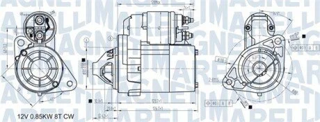ROZRUSZNIK NISSAN MAGNETI MARELLI 063721307010