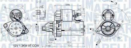 ROZRUSZNIK ALFA ROMEO MAGNETI MARELLI 063721346010