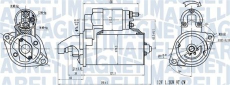 ROZRUSZNIK BMW MAGNETI MARELLI 063721413010 (фото 1)