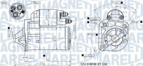 Автозапчасть MAGNETI MARELLI 063721442010 (фото 1)