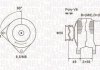 ALTERNATOR NISSAN INTERSTAR, OPEL MOVANO, RENAULT LAGUNA II, MASTER II, TRAFIC II 1.9D/2.5D 10.01- SZT MAGNETI MARELLI 063731147010 (фото 1)