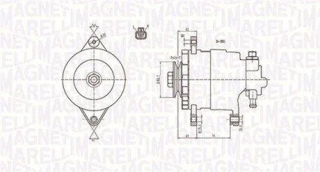 Фото 1 - alternator 12v opel astra i/combo/corsa b/vectra b 1.5 d/1.7 d szt MAGNETI MARELLI 063731172010 ALTERNATOR 12V OPEL ASTRA I/COMBO/CORSA B/VECTRA B 1.5 D/1.7 D SZT MAGNETI MARELLI 063731172010 (фото 1)