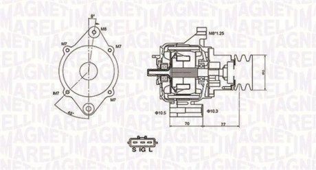 Автозапчастина MAGNETI MARELLI 063731367010