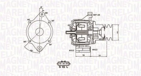 Автозапчасть MAGNETI MARELLI 063731367010
