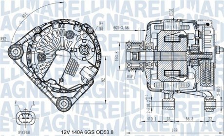 Автозапчасть MAGNETI MARELLI 063731406710