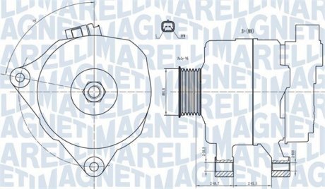 Генератор MAGNETI MARELLI 063731499010 (фото 1)