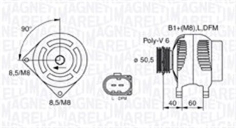 Автозапчасть MAGNETI MARELLI 063731542010