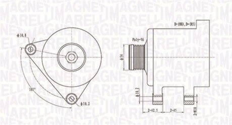 Автозапчасть MAGNETI MARELLI 063731553010