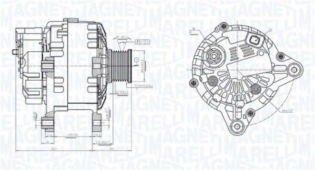 ALTERNATOR MAGNETI MARELLI 063731562010