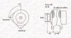 ALTERNATOR 12V CITROEN C5/JUMPER/FIAT DUCATO/PEUGEOT 406/PARTNER/BOXER HDI SZT MAGNETI MARELLI 063731564010 (фото 1)