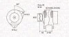 Alternator OPEL ASTRA G 2.0Di/DTi, VECTRA C 1.9CDTi 120A 063731577010