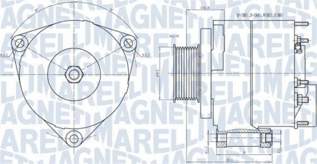 Генератор MAGNETI MARELLI 063731593010