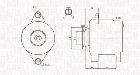 Автозапчасть MAGNETI MARELLI 063731615010
