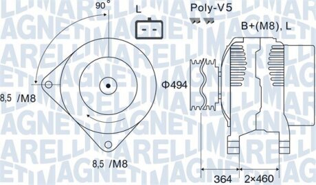 Автозапчасть MAGNETI MARELLI 063731645010