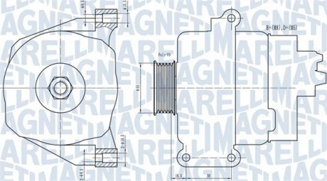 Автозапчастина MAGNETI MARELLI 063731766010