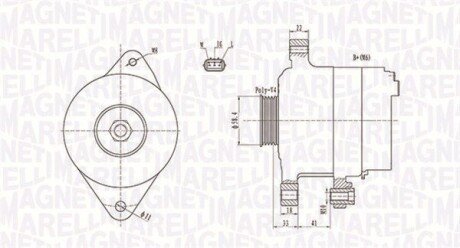 Alternator MAGNETI MARELLI 063731793010