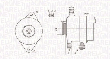 Alternator MAGNETI MARELLI 063731793010