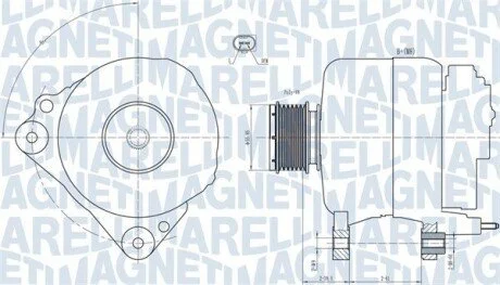 Автозапчастина MAGNETI MARELLI 063731810010