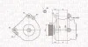 ALTERNATOR 12V AUDI/SEAT/SKODA/VOLKSWAGEN 1.6/1.8/2.0 FSI/TFSI 2003 -&gt; SZT MAGNETI MARELLI 063731818010 (фото 1)
