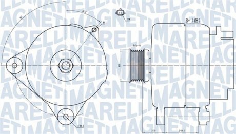 Генератор MAGNETI MARELLI 063731887010