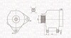 ALTERNATOR 12V TOYOTA AVENSIS 2.0/2.4 2003 -&gt; SZT MAGNETI MARELLI 063731907010 (фото 1)