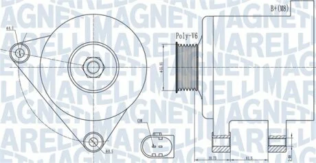 Автозапчасть MAGNETI MARELLI 063731910010