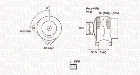 Alternator MAGNETI MARELLI 063731933010