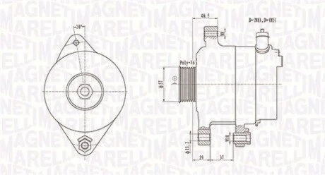 Автозапчастина MAGNETI MARELLI 063731949010