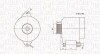 ALTERNATOR 12V CITROEN C1/ PEUGEOT 107/ TOYOTA AYGO 1,0 2005&gt; SZT MAGNETI MARELLI 063731978010 (фото 1)