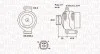 ALTERNATOR 12V HONDA ACCORD/CIVIC/C-RV/F-RV 2.0/2.2/2.4 2005 -> SZT MAGNETI MARELLI 063731980010 (фото 1)