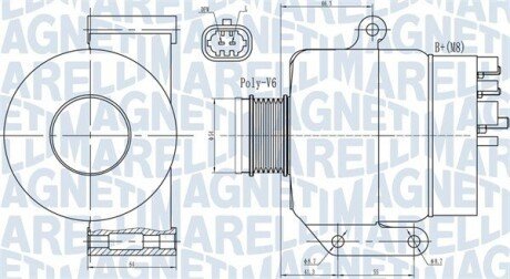 Автозапчастина MAGNETI MARELLI 063731987010
