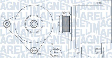 Автозапчастина MAGNETI MARELLI 063732011010