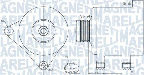 Автозапчастина MAGNETI MARELLI 063732011010
