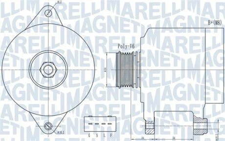 Автозапчасть MAGNETI MARELLI 063732013010 (фото 1)