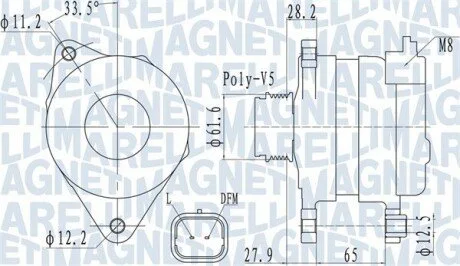 Автозапчасть MAGNETI MARELLI 063732016010