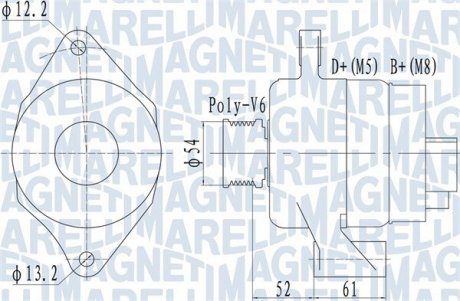 Автозапчасть MAGNETI MARELLI 063732049010