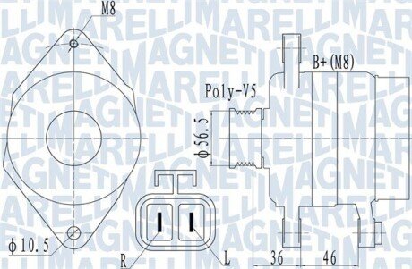 Автозапчасть MAGNETI MARELLI 063732128010 (фото 1)