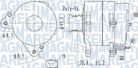 Автозапчасть MAGNETI MARELLI 063732137010